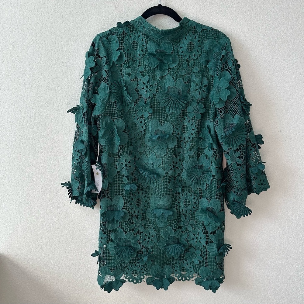 NWT J.MARIE The Seraphina Mini Dress in Green SZ S - Picture 9 of 11